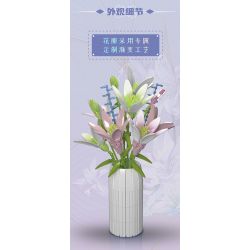 MouldKing 10057 Mould King 10057 non  THẾ GIỚI HOA LILY ĐẦY MÀU SẮC bộ đồ chơi xếp lắp ráp ghép mô hình  FLOWER WORLD Kỹ Thuật Công Nghệ Cao Mô Hình Phương Tiện 1006 khối