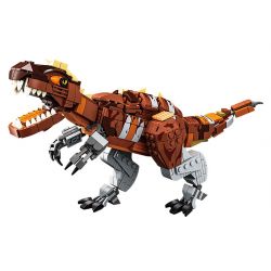 KAIDO KD99009 99009 non  THẾ GIỚI KHỦNG LONG THOÁT KHỎI VỎ 3 MÔ HÌNH VELOCIRAPTOR ANKYLOSAURUS TRICERATOPS bộ đồ chơi xếp lắp ráp ghép mô hình DINOSAUR WORLD 1488 khối