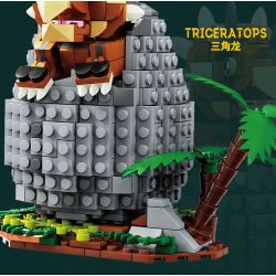 KAIDO KD99009 99009 non  THẾ GIỚI KHỦNG LONG THOÁT KHỎI VỎ 3 MÔ HÌNH VELOCIRAPTOR ANKYLOSAURUS TRICERATOPS bộ đồ chơi xếp lắp ráp ghép mô hình DINOSAUR WORLD 1488 khối