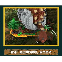 KAIDO KD99009 99009 non  THẾ GIỚI KHỦNG LONG THOÁT KHỎI VỎ 3 MÔ HÌNH VELOCIRAPTOR ANKYLOSAURUS TRICERATOPS bộ đồ chơi xếp lắp ráp ghép mô hình DINOSAUR WORLD 1488 khối