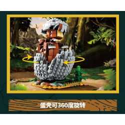 KAIDO KD99009 99009 non  THẾ GIỚI KHỦNG LONG THOÁT KHỎI VỎ 3 MÔ HÌNH VELOCIRAPTOR ANKYLOSAURUS TRICERATOPS bộ đồ chơi xếp lắp ráp ghép mô hình DINOSAUR WORLD 1488 khối