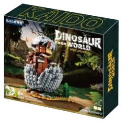 KAIDO KD99009 99009 non  THẾ GIỚI KHỦNG LONG THOÁT KHỎI VỎ 3 MÔ HÌNH VELOCIRAPTOR ANKYLOSAURUS TRICERATOPS bộ đồ chơi xếp lắp ráp ghép mô hình DINOSAUR WORLD 1488 khối