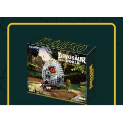 KAIDO KD99009 99009 non  THẾ GIỚI KHỦNG LONG THOÁT KHỎI VỎ 3 MÔ HÌNH VELOCIRAPTOR ANKYLOSAURUS TRICERATOPS bộ đồ chơi xếp lắp ráp ghép mô hình DINOSAUR WORLD 1488 khối