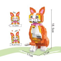 ZHEGAO DZ6119 6119 non  NHỮNG CHÚ MÈO DỄ THƯƠNG SẮP CÓ MÀU CAM bộ đồ chơi xếp lắp ráp ghép mô hình Creator CUTE CAT COMES Sáng Tạo 835 khối
