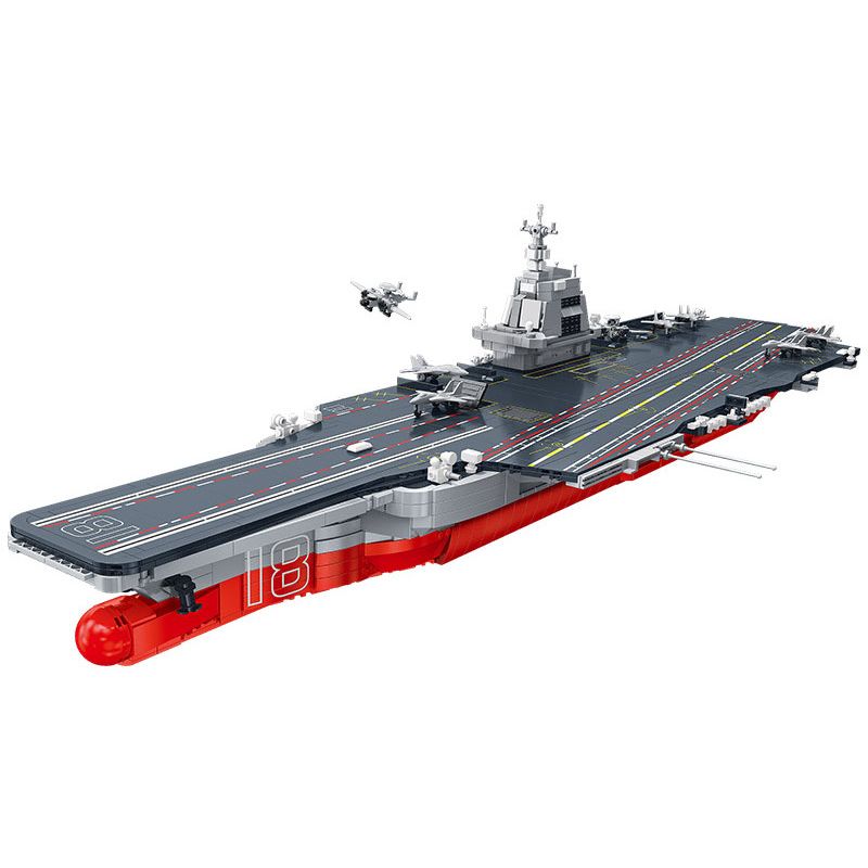 JIESTAR FF40010 40010 non  TÀU SÂN BAY PHÚC KIẾN bộ đồ chơi xếp lắp ráp ghép mô hình Military Army PLA.NAVY FUJIAN Quân Sự Bộ Đội 3168 khối