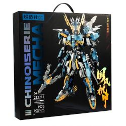 SOUZOSHA 212211 non  NGŨ HỔ TƯỚNG TRIỆU VÂN bộ đồ chơi xếp lắp ráp ghép mô hình MECHA 1576 khối