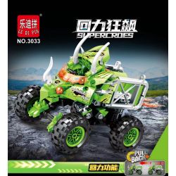 LEDIPIN 3033 non  JAI ALAI RUSH XE TẢI QUÁI VẬT XANH bộ đồ chơi xếp lắp ráp ghép mô hình  SUPERCROES Kỹ Thuật Công Nghệ Cao Mô Hình Phương Tiện 349 khối