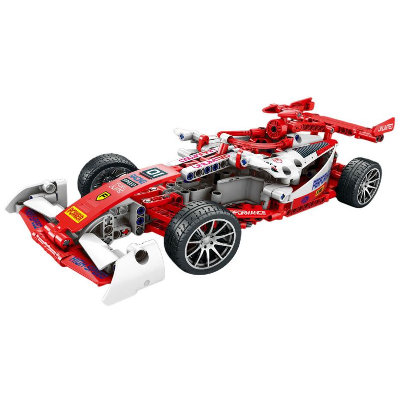 JIQILE 48012 non  XE ĐUA CÔNG THỨC F1 KÉO LÙI bộ đồ chơi xếp lắp ráp ghép mô hình  Kỹ Thuật Công Nghệ Cao Mô Hình Phương Tiện 456 khối