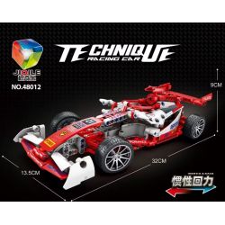 JIQILE 48012 non  XE ĐUA CÔNG THỨC F1 KÉO LÙI bộ đồ chơi xếp lắp ráp ghép mô hình  Kỹ Thuật Công Nghệ Cao Mô Hình Phương Tiện 456 khối