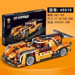 JIQILE 48016 non  ĐUA XE KÉO LÙI LÂU NĂM bộ đồ chơi xếp lắp ráp ghép mô hình  Kỹ Thuật Công Nghệ Cao Mô Hình Phương Tiện 483 khối