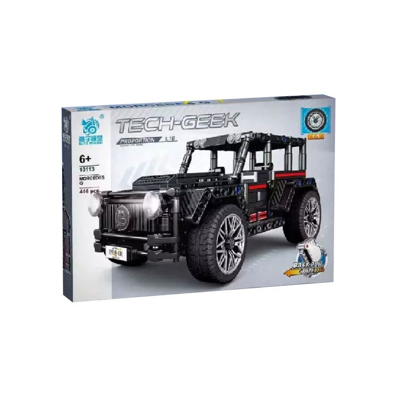 KUYU MOXING 10113 non  KÉO LÙI XE ĐỊA HÌNH tỷ lệ 1:18 bộ đồ chơi xếp lắp ráp ghép mô hình  Kỹ Thuật Công Nghệ Cao Mô Hình Phương Tiện 446 khối