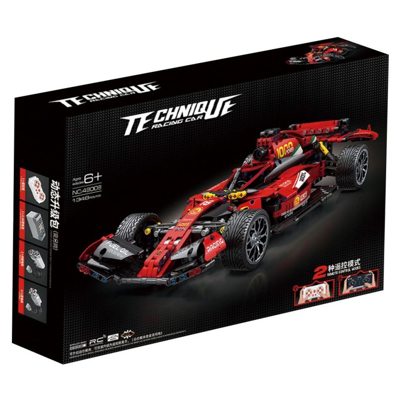 JIQILE 49006 49007 non  ĐUA XE CÔNG THỨC 1 tỷ lệ 1:14 bộ đồ chơi xếp lắp ráp ghép mô hình  Kỹ Thuật Công Nghệ Cao Mô Hình Phương Tiện 1438 khối