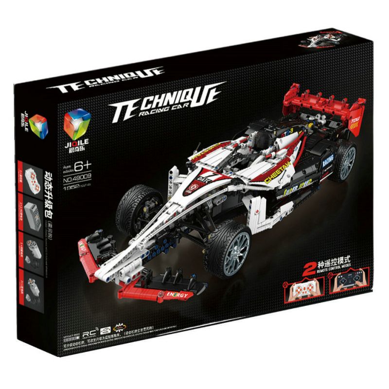 JIQILE 49010 49011 49009 non  ĐUA XE CÔNG THỨC 1 bộ đồ chơi xếp lắp ráp ghép mô hình  Kỹ Thuật Công Nghệ Cao Mô Hình Phương Tiện 1952 khối