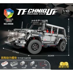 JIQILE 49008 non  XE ĐỊA HÌNH BIG tỷ lệ 1:10 bộ đồ chơi xếp lắp ráp ghép mô hình  Kỹ Thuật Công Nghệ Cao Mô Hình Phương Tiện 1998 khối