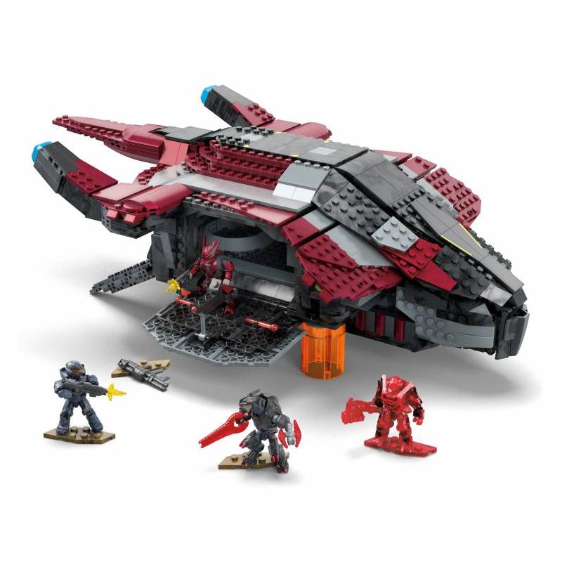 MEGA BLOKS HHC43 non  HALO NGƯỜI VẬN CHUYỂN MA bộ đồ chơi xếp lắp ráp ghép mô hình Movie & Game HALO BANISHED PHANTOM Phim Và Trò Chơi 1198 khối