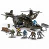 MEGA BLOKS HDP62 non  HALO CHIM ƯNG VƯƠN TỚI bộ đồ chơi xếp lắp ráp ghép mô hình Movie & Game HALO UNSC FALCON SWEEP Phim Và Trò Chơi 748 khối