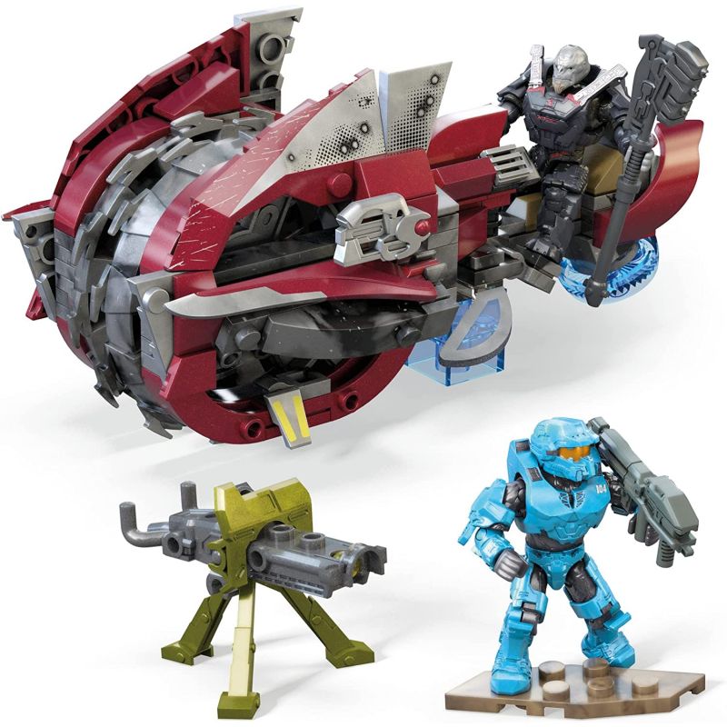 MEGA BLOKS GYG58 non  HALO HẠ GỤC CHOPPER bộ đồ chơi xếp lắp ráp ghép mô hình Movie & Game HALO CHOPPER TAKEDOWN Phim Và Trò Chơi 202 khối