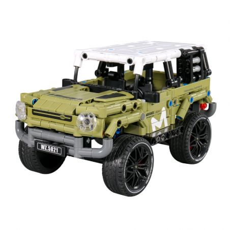 IM.MASTER QIHUI 5821 non  BẬC THẦY MÁY MÓC XE KÉO LAND ROVER DEFENDER bộ đồ chơi xếp lắp ráp ghép mô hình  Kỹ Thuật Công Nghệ Cao Mô Hình Phương Tiện 568 khối