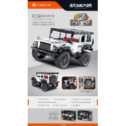 IM.MASTER QIHUI 5817 non  BẬC THẦY MÁY MÓC XE KÉO LÙI MERCEDES-BENZ BIG bộ đồ chơi xếp lắp ráp ghép mô hình  Kỹ Thuật Công Nghệ Cao Mô Hình Phương Tiện 520 khối