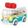 KEEPPLEY K20806 20806 non  XE SANRIO BUÝT MINI HELLO KITTY bộ đồ chơi xếp lắp ráp ghép mô hình