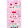 KEEPPLEY K20806 20806 non  XE SANRIO BUÝT MINI HELLO KITTY bộ đồ chơi xếp lắp ráp ghép mô hình