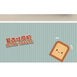 TOP TOY TC1902 1902 non  THIẾT BỊ CỔ ĐIỂN MÁY NƯỚNG BÁNH MÌ bộ đồ chơi xếp lắp ráp ghép mô hình RETRO TOASTE 400 khối