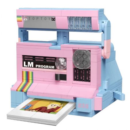 TOP TOY TC1901 1901 non  THIẾT BỊ RETRO MÁY ẢNH bộ đồ chơi xếp lắp ráp ghép mô hình 400 khối