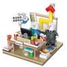 TOP TOY 16007 non  ĐỘNG VẬT XÃ HỘI XIAOLAN HÃY ĐƯA TÔI ĐI CÙNG KHI BẠN CÂU CÁ bộ đồ chơi xếp lắp ráp ghép mô hình Movie & Game Phim Và Trò Chơi