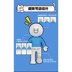 TOP TOY 16007 non  ĐỘNG VẬT XÃ HỘI XIAOLAN HÃY ĐƯA TÔI ĐI CÙNG KHI BẠN CÂU CÁ bộ đồ chơi xếp lắp ráp ghép mô hình Movie & Game Phim Và Trò Chơi