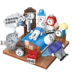 TOP TOY 16005 non  ĐỘNG VẬT XÃ HỘI XIAOLAN CHĂN BÔNG YÊU TÔI RẤT NHIỀU bộ đồ chơi xếp lắp ráp ghép mô hình Movie & Game Phim Và Trò Chơi