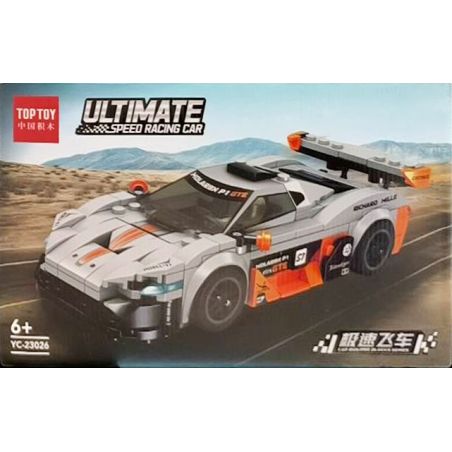 TOP TOY YC-23026 23026 YC23026 non  SIÊU TỐC MÀU XÁM bộ đồ chơi xếp lắp ráp ghép mô hình  Kỹ Thuật Công Nghệ Cao Mô Hình Phương Tiện