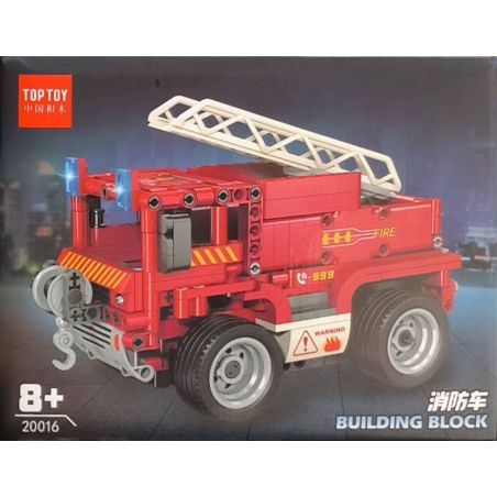 TOP TOY 20016 non  XE CỨU HỎA bộ đồ chơi xếp lắp ráp ghép mô hình  Kỹ Thuật Công Nghệ Cao Mô Hình Phương Tiện