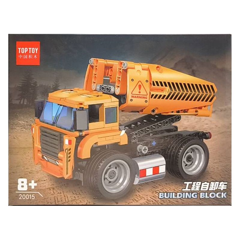TOP TOY 20015 non  XE BEN KỸ THUẬT bộ đồ chơi xếp lắp ráp ghép mô hình  Kỹ Thuật Công Nghệ Cao Mô Hình Phương Tiện