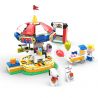 LINOOS LN8042 8042 non  RẠP XIẾC CỦA SNOOPY VÒNG QUAY bộ đồ chơi xếp lắp ráp ghép mô hình Movie & Game Phim Và Trò Chơi 379 khối