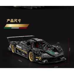 STAR REWARD X220907 220907 non  PAGANI ZONDA R tỷ lệ 1:8 bộ đồ chơi xếp lắp ráp ghép mô hình  Kỹ Thuật Công Nghệ Cao Mô Hình Phương Tiện 4500 khối