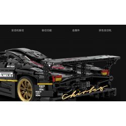 STAR REWARD X220907 220907 non  PAGANI ZONDA R tỷ lệ 1:8 bộ đồ chơi xếp lắp ráp ghép mô hình  Kỹ Thuật Công Nghệ Cao Mô Hình Phương Tiện 4500 khối