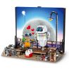 THULE L8003 8003 non  WALL-E VÀ EVA bộ đồ chơi xếp lắp ráp ghép mô hình Movie & Game ROBOT LOVE Phim Và Trò Chơi 1128 khối