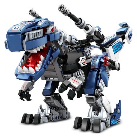 REOBRIX 33002 non  BA LOÀI KHỦNG LONG CƠ KHÍ BIẾN HÌNH TYRANNOSAURUS REX DINOSAUR MECHA bộ đồ chơi xếp lắp ráp ghép mô hình Creator MECHA DINO MECHA REX Sáng Tạo 940 khối