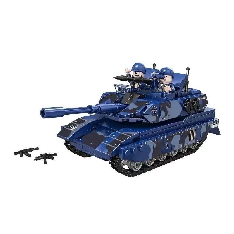 FORANGE FC4008 4008 non  VŨ KHÍ OVERLORD XE TĂNG CHIẾN ĐẤU CHỦ LỰC LEOPARD 2A7 bộ đồ chơi xếp lắp ráp ghép mô hình Military Army LEOPARD 2A7 MAIN BATTLE TANK Quân Sự Bộ Đội 352 khối