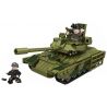 FORANGE FC4006 4006 non  VŨ KHÍ CỦA OVERLORD XE TĂNG CHIẾN ĐẤU CHỦ LỰC T-14 ARMATA bộ đồ chơi xếp lắp ráp ghép mô hình Military Army T-14 AMATA Quân Sự Bộ Đội 392 khối