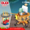 GUDI 60014 non  PLANTS VS. ZOMBIES 4 LOẠI PHƯƠNG TIỆN bộ đồ chơi xếp lắp ráp ghép mô hình Movie & Game Phim Và Trò Chơi 607 khối