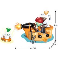 GUDI 60014 non  PLANTS VS. ZOMBIES 4 LOẠI PHƯƠNG TIỆN bộ đồ chơi xếp lắp ráp ghép mô hình Movie & Game Phim Và Trò Chơi 607 khối