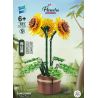 ZUANMA 101-9 non  HOA HƯỚNG DƯƠNG bộ đồ chơi xếp lắp ráp ghép mô hình Creator SUNFLOWER Sáng Tạo 886 khối