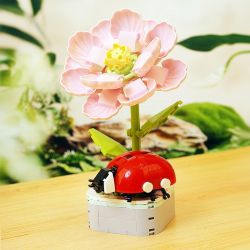 ZUANMA 103-F6 non  CHẬU CÂY BỌ RÙA bộ đồ chơi xếp lắp ráp ghép mô hình Creator Sáng Tạo 201 khối