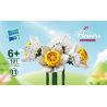 ZUANMA 101-11 non  HOA THỦY TIÊN bộ đồ chơi xếp lắp ráp ghép mô hình Creator DAFFODILS Sáng Tạo 838 khối