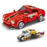 MINGDI LEIBAO 10131 non  MÁY PHÓNG XE FERRARI bộ đồ chơi xếp lắp ráp ghép mô hình Racers Đua Tốc Độ 407 khối