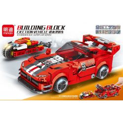 MINGDI LEIBAO 10130 non  XE PHÓNG MÀU ĐỎ bộ đồ chơi xếp lắp ráp ghép mô hình Racers Đua Tốc Độ 426 khối