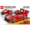 MINGDI LEIBAO 10130 non  XE PHÓNG MÀU ĐỎ bộ đồ chơi xếp lắp ráp ghép mô hình Racers Đua Tốc Độ 426 khối