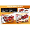 MINGDI LEIBAO 10130 non  XE PHÓNG MÀU ĐỎ bộ đồ chơi xếp lắp ráp ghép mô hình Racers Đua Tốc Độ 426 khối