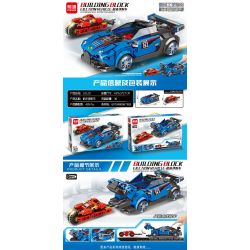 MINGDI LEIBAO 10129 non  XE PHÓNG bộ đồ chơi xếp lắp ráp ghép mô hình Racers Đua Tốc Độ 426 khối